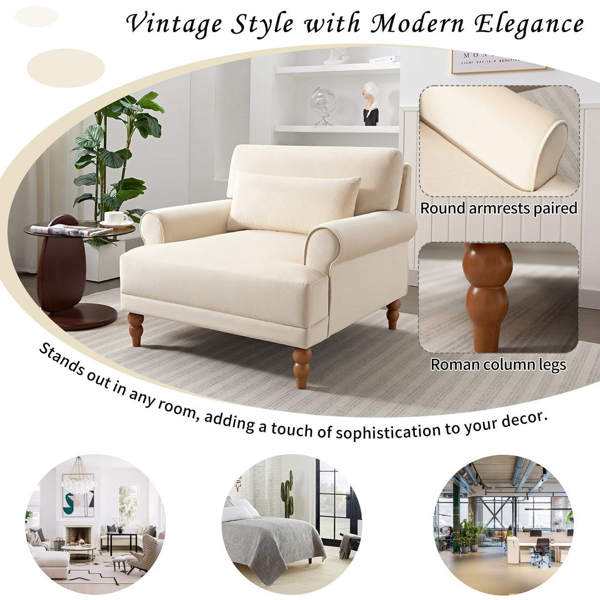 Mirod Elegant Accent Chair