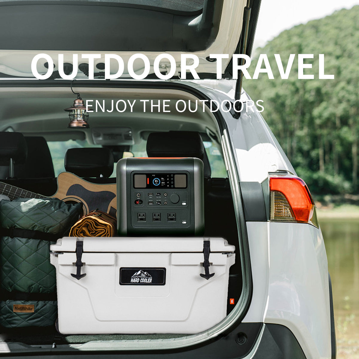 65QT Portable Insulated Cooler Box