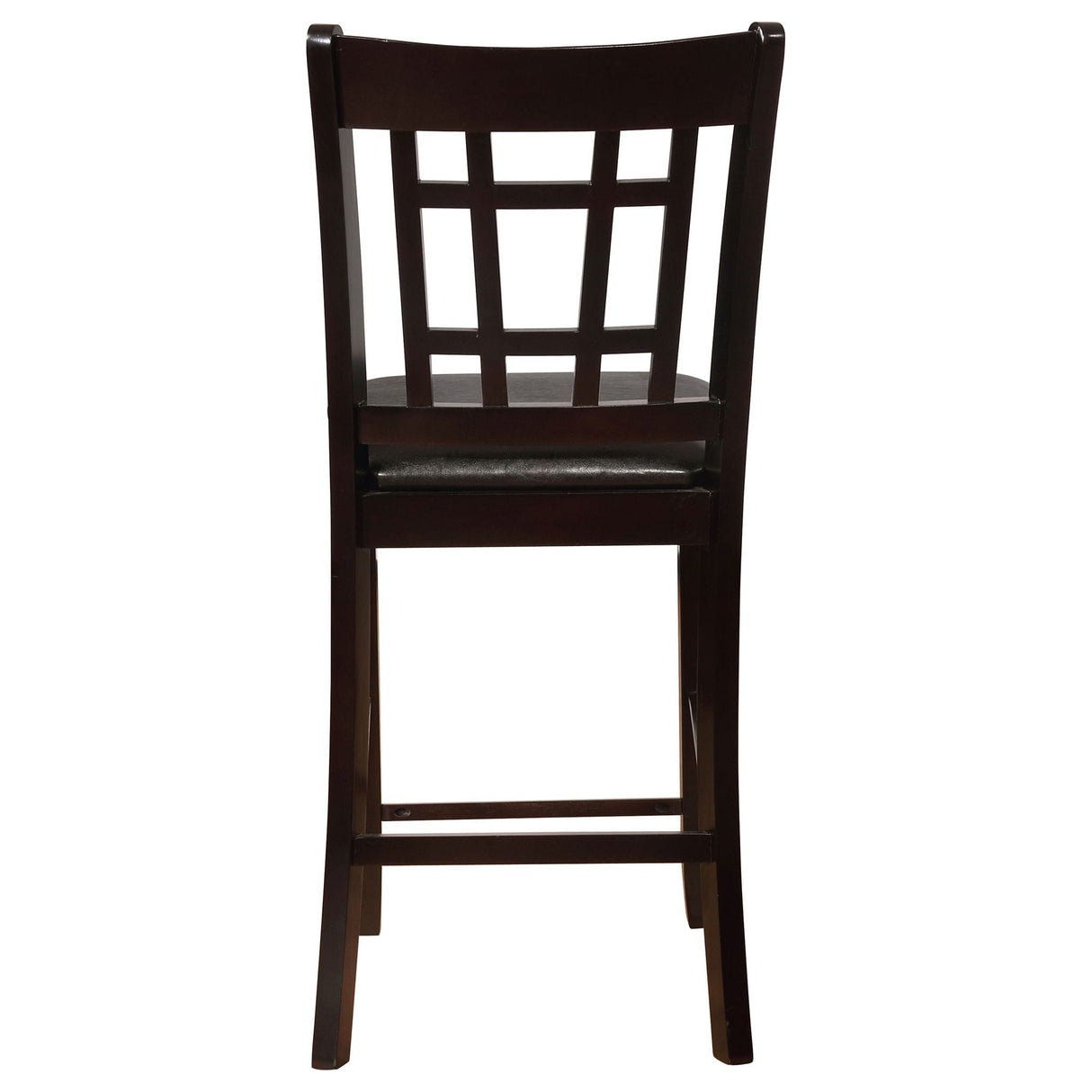 Lattice Back Counter Height Stools (Set of 2)