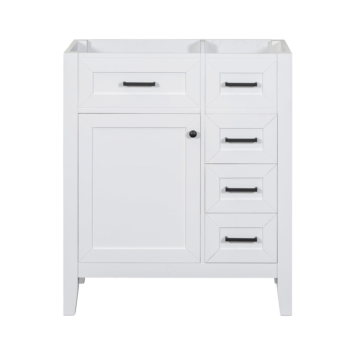 30" Bathroom Vanity Cabinet Base Without Sink