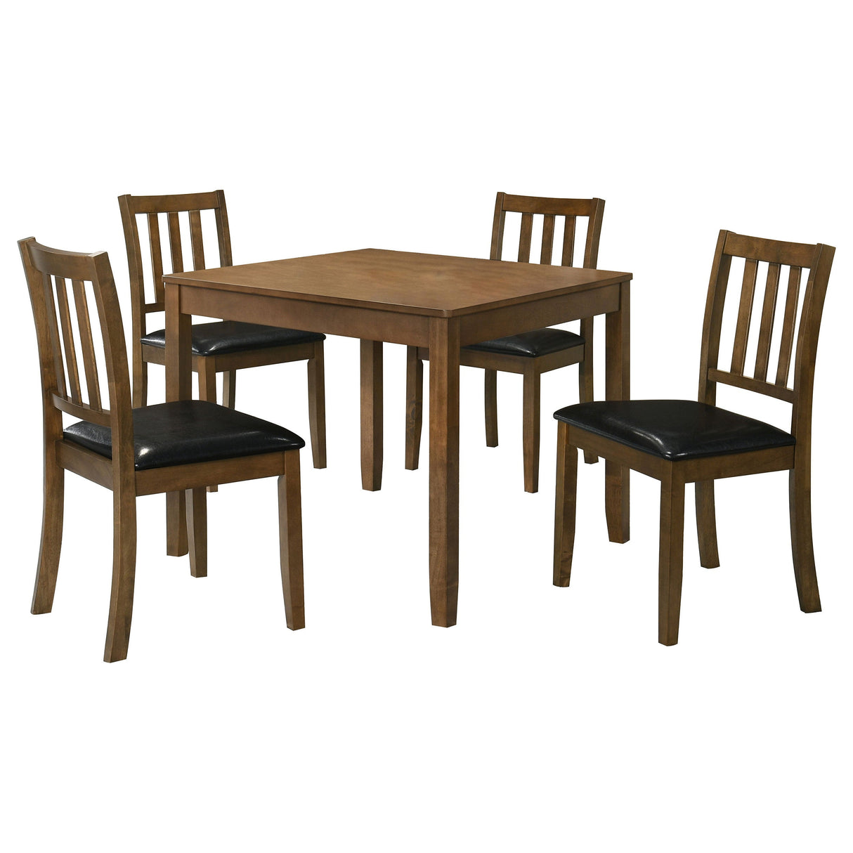 Rowland Honey Brown 5-Piece Dining Set