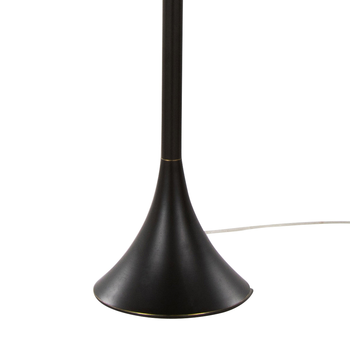 Lenuxe 65" Contemporary Metal Floor Lamp in Oil Rubbed Bronze with Natural Linen Shade