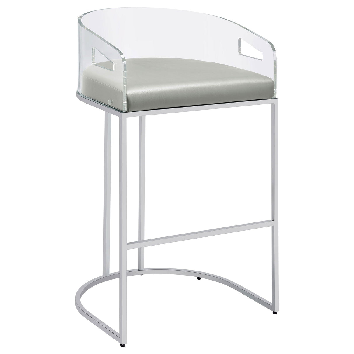 Mello - Upholstered Bar Chair (Set of 2) - Gray