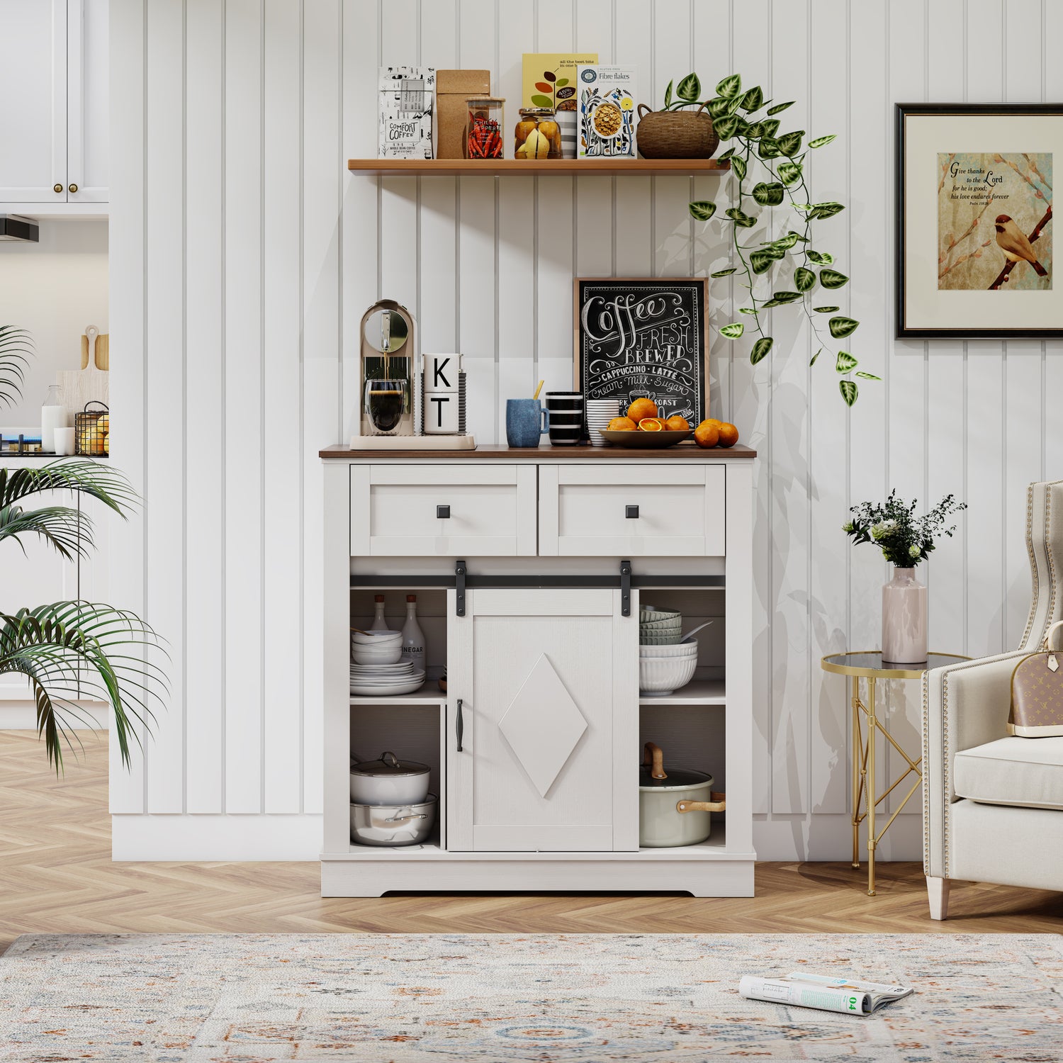 39'-Sliding-Barn-Door-Buffet-Sideboard-Buffets-&-Sideboards