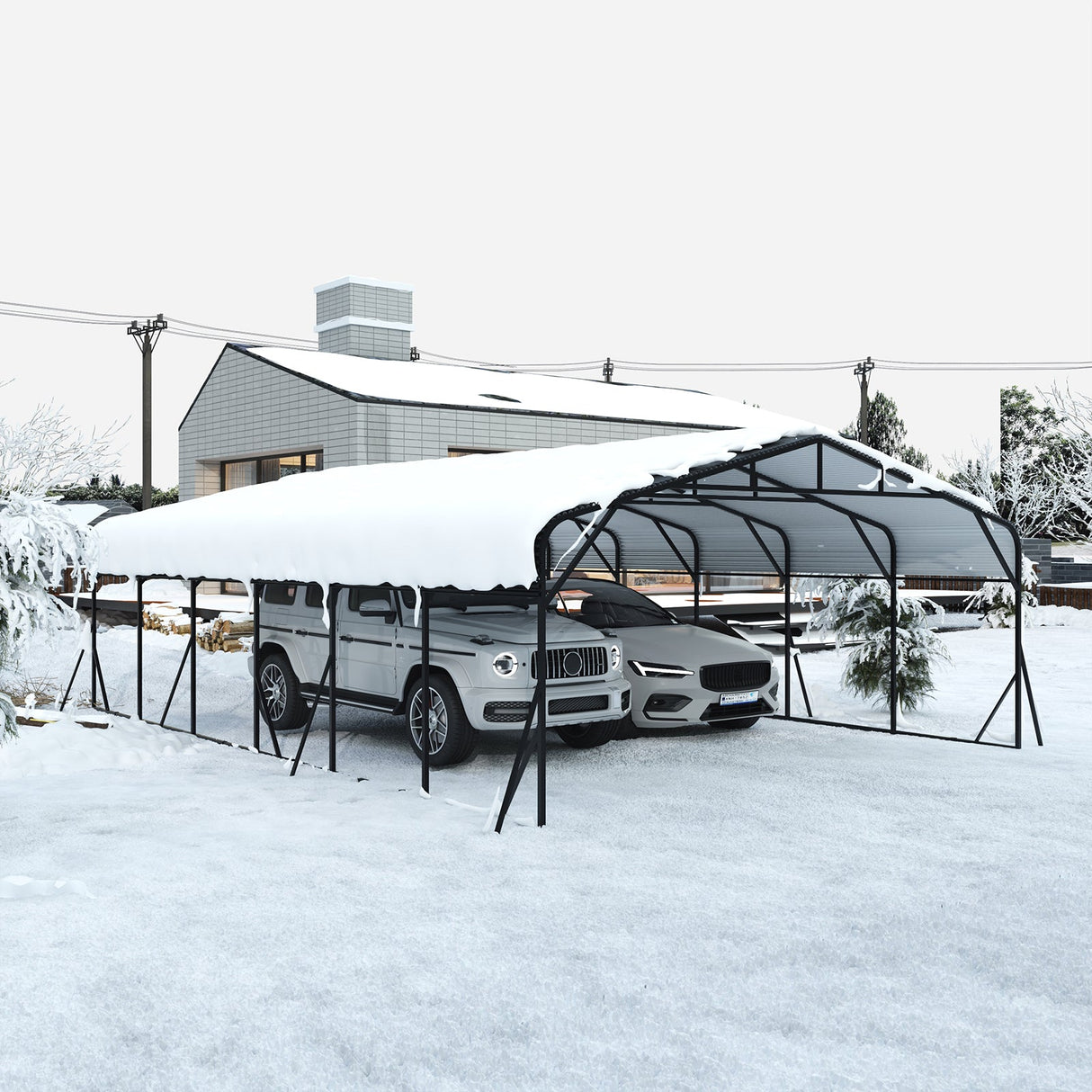 Heavy Duty Carport Canopy 20'X30'