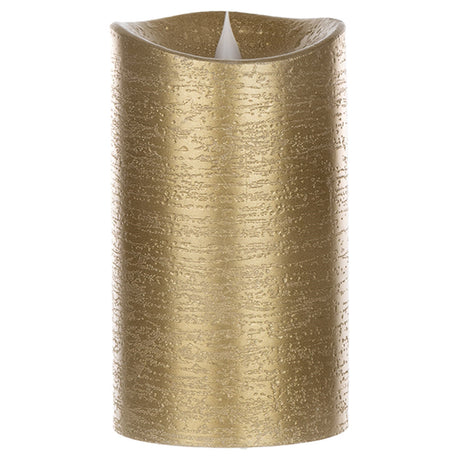 7" Gold Simplux Designer LED Candle with remote (Set of 2) - Tuesday Morning - Candles