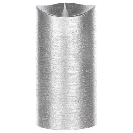 7" Silver Simplux Designer LED Candle with remote (Set of 2) - Tuesday Morning - Candles