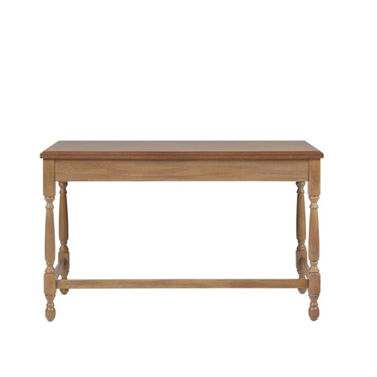 Tabitha - Desk With Drawer And Turned Legs - Natural