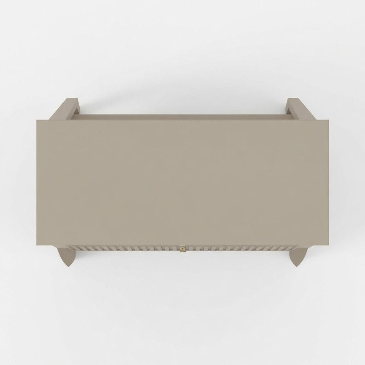 Fluted 3 Drawer Nightstand With Soft Close Slides