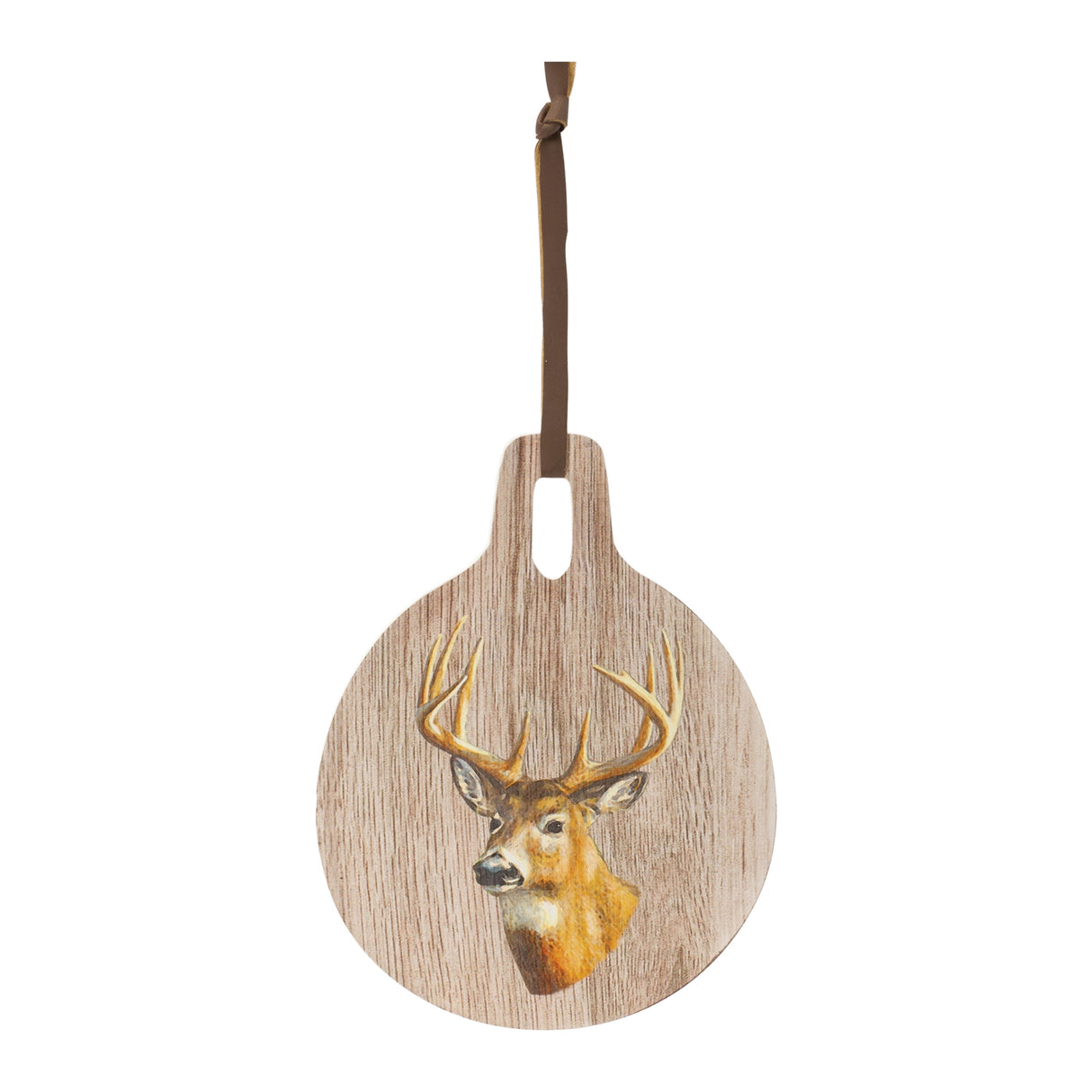Deer Print Cutting Board Decor 7.75"D
