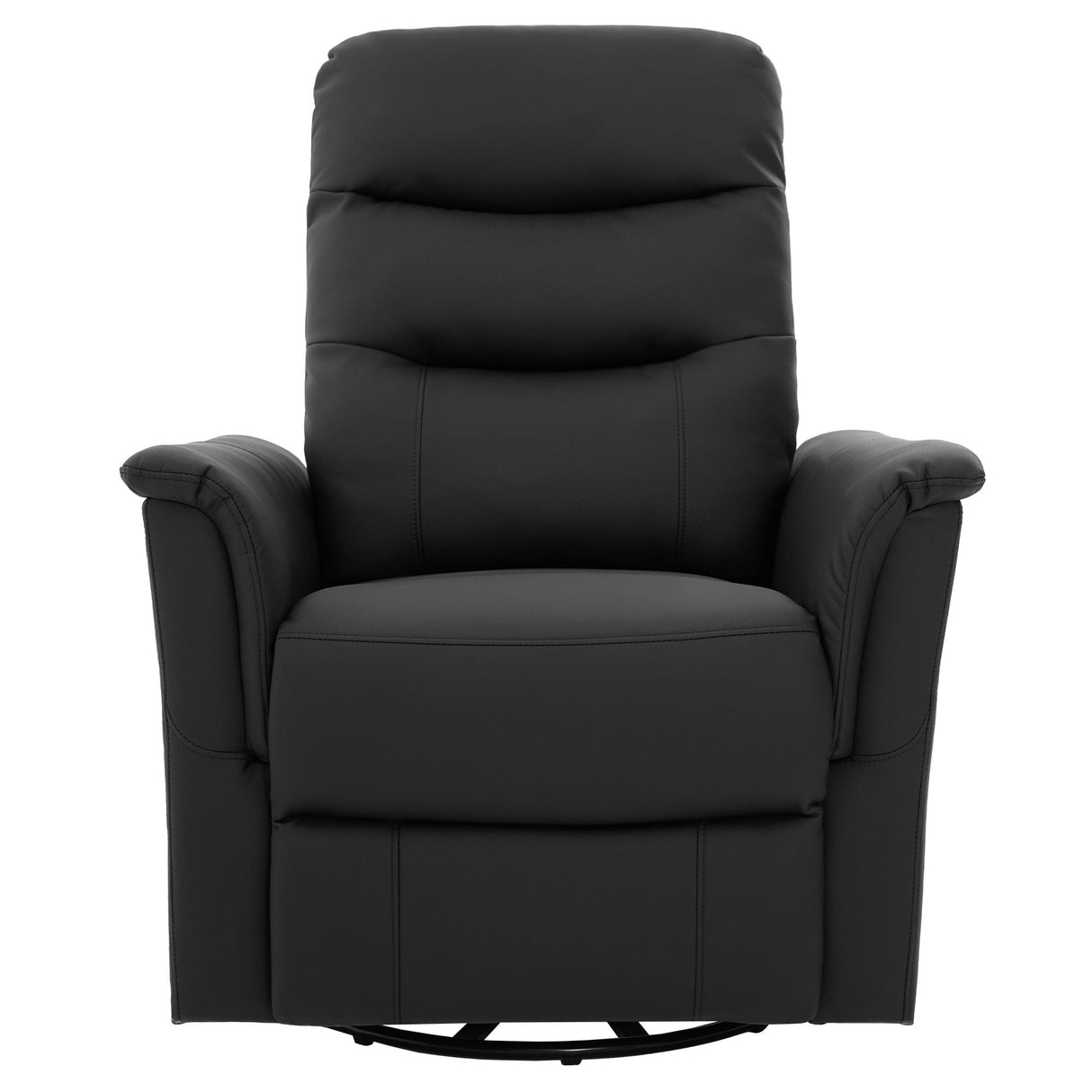 Manual Recliner Chair With 8-Point Massage and Swivel Function