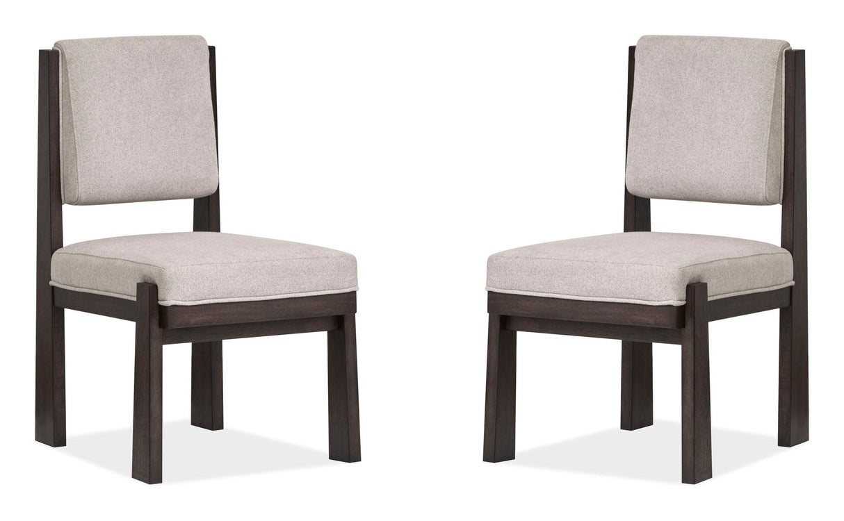 Tauren - Upholstered Side Chair (Set of 2) - Coffee Bean