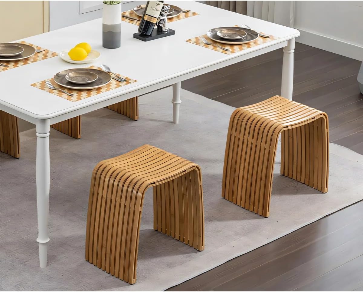 Bamboo Dining Bench 11-7/8L x 18-1/8W x 18-1/8H Inches