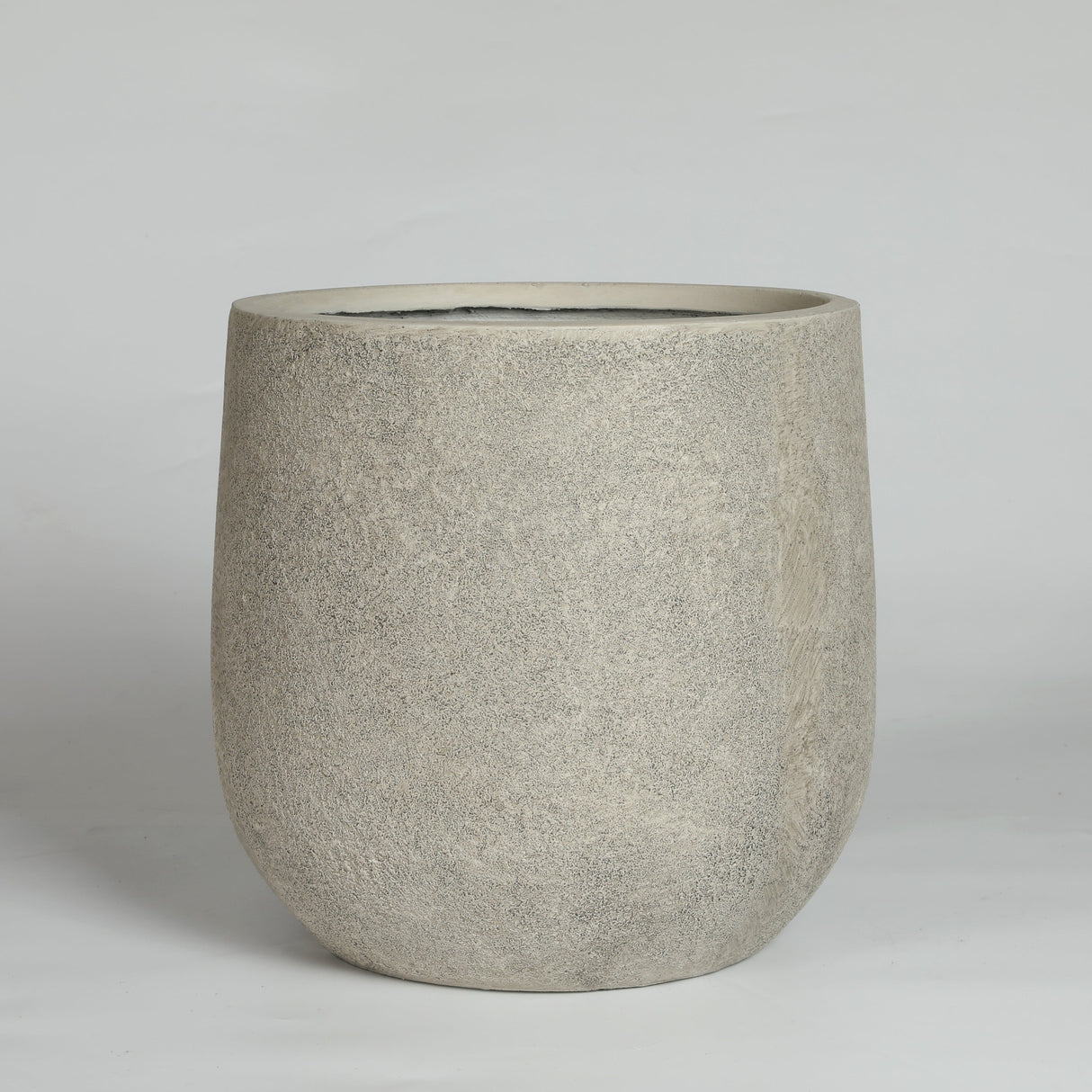 Round Concrete Planter Set of 2 - Antique Grey
