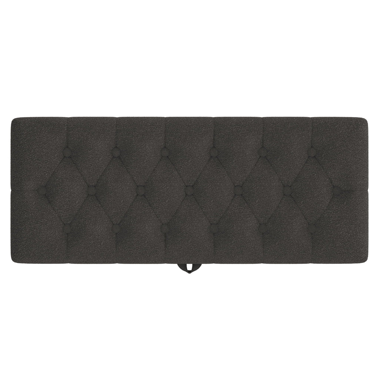 Modern Tufted Storage Ottoman Bench With Metal Legs