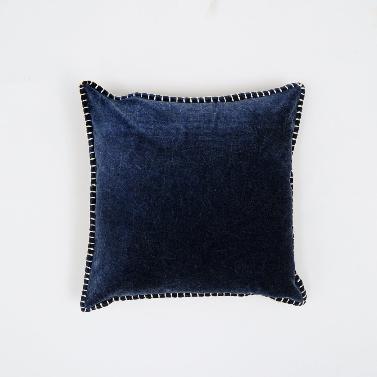 Olivia Stonewashed Velvet Pillow – 19" Square