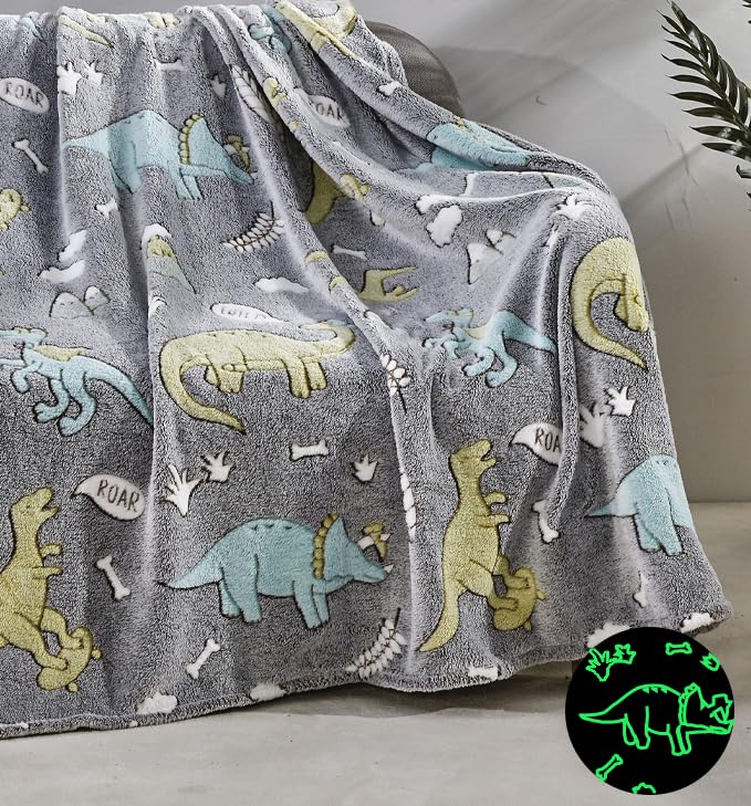 Faith, Hope, Love Home Décor Ultra Plush Cosmic Glow In The Dark Throw Blanket