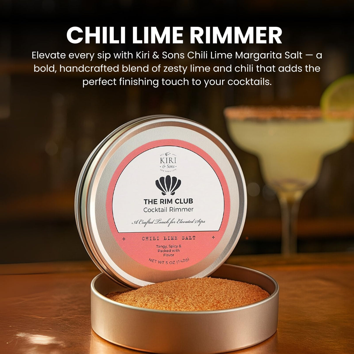 Cocktail Rimmer Salt | Tequila Shots | Spicy Drink Garnish | 5oz