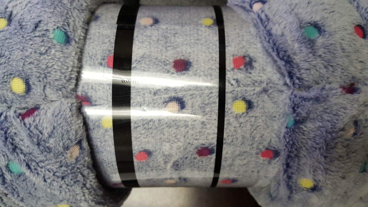 Faith, Hope, Love Home Decor Velvet Touch Rainbow Polka Dot Throw Fleece Blanket