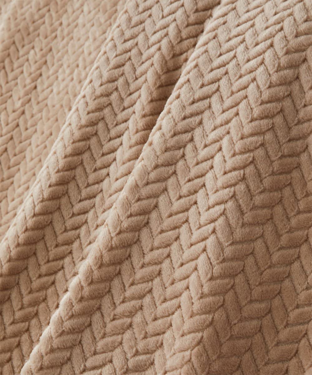 Decor&More Noble House Oversized and Extra Heavy Chevron Braided Throw Blanket (50" x 70")