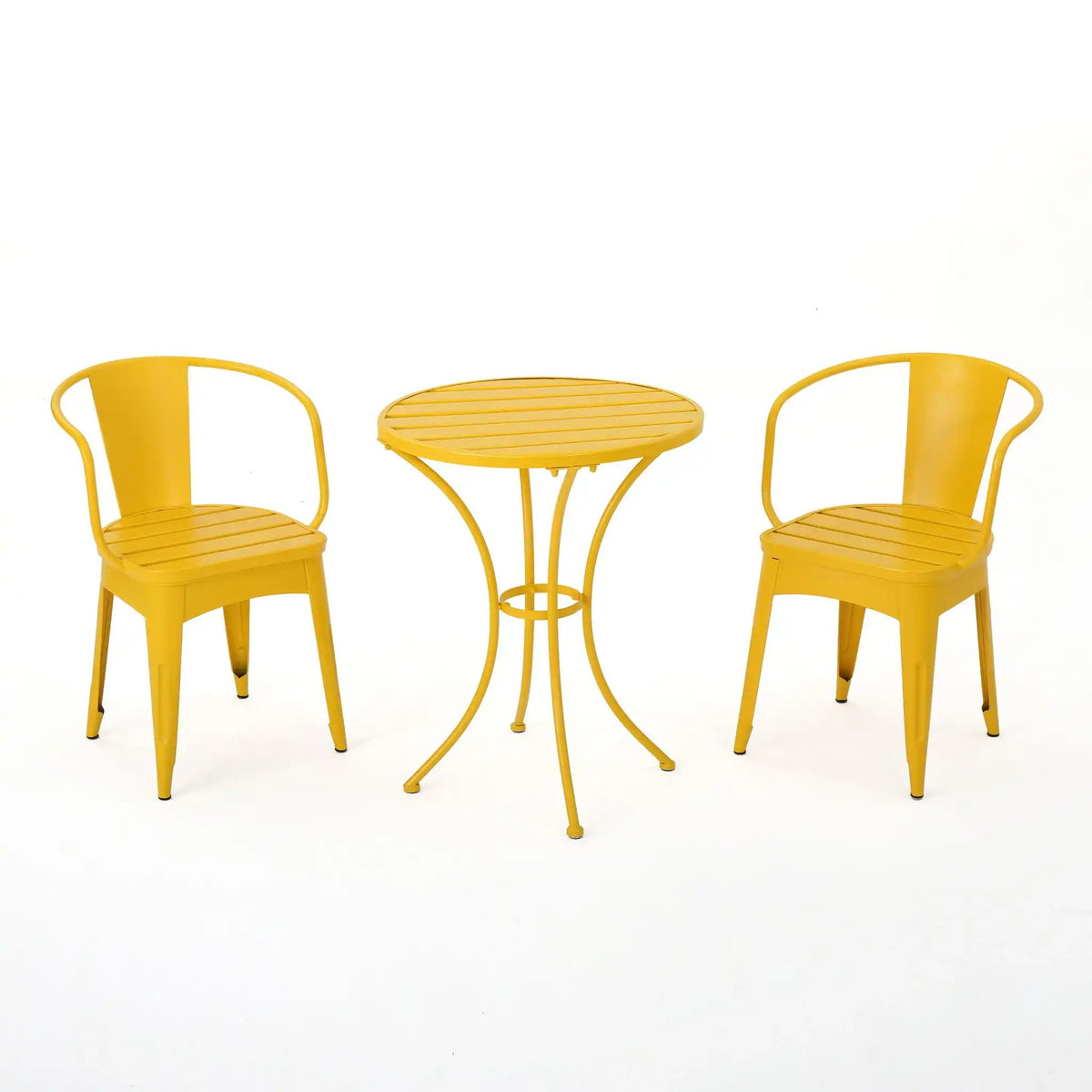 Colmar - 3 Piece Metal Outdoor Set