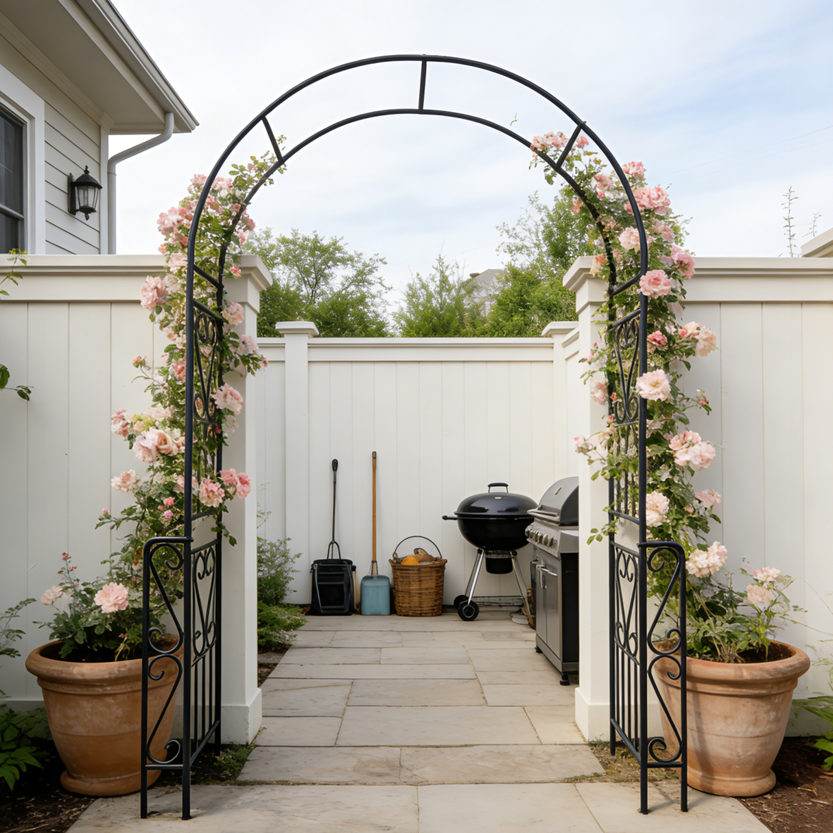 Metal Garden Arch W55'' x H94.5''