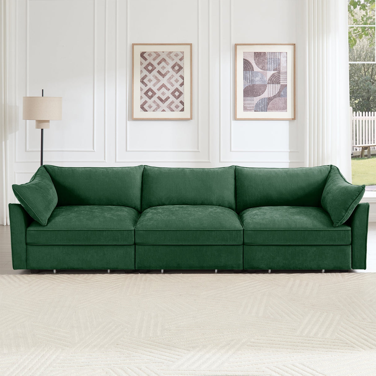 3 Seater Sofa With Storage Pull Out Drawers