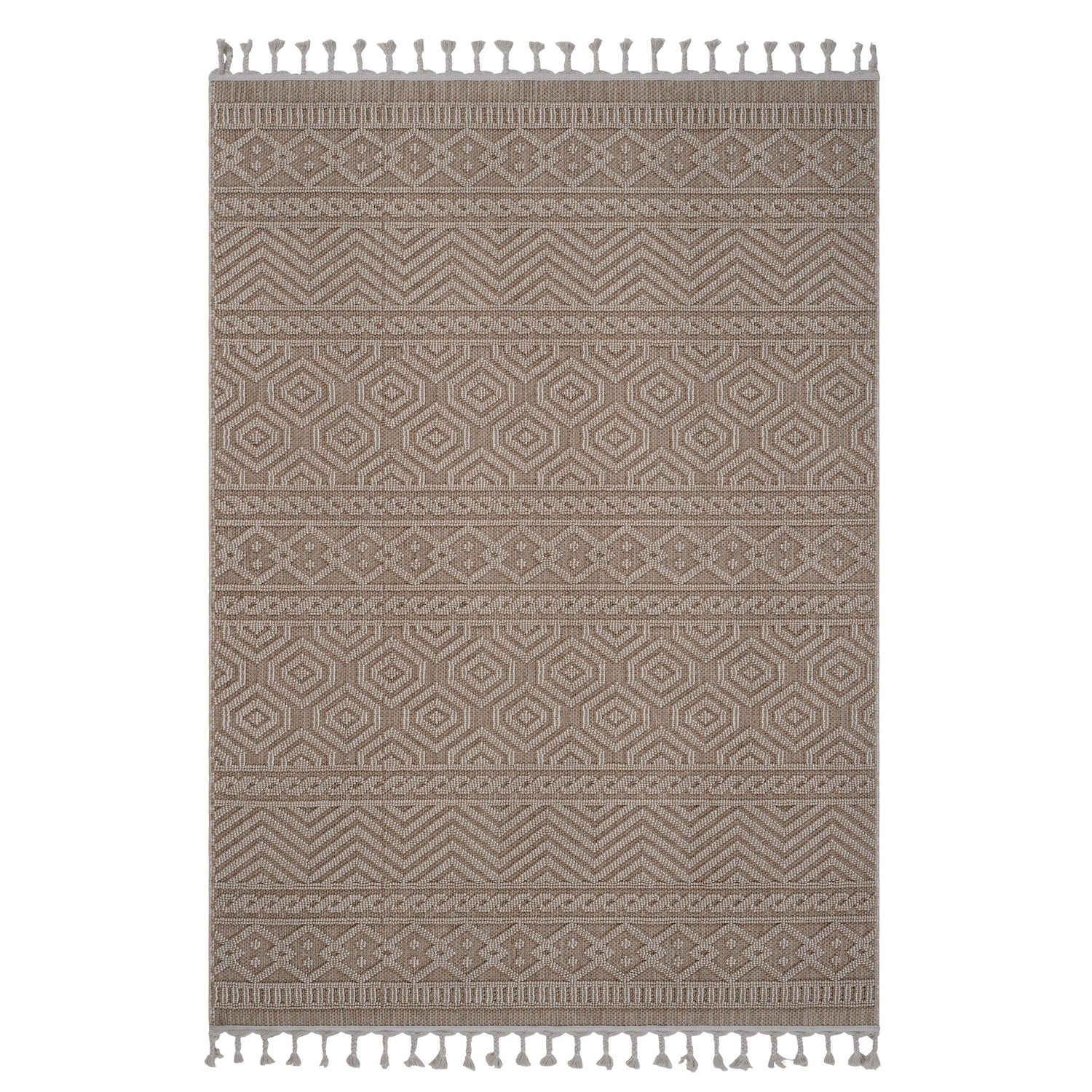 NAAR Guros Collection Geometric Indoor/Outdoor Area Rug
