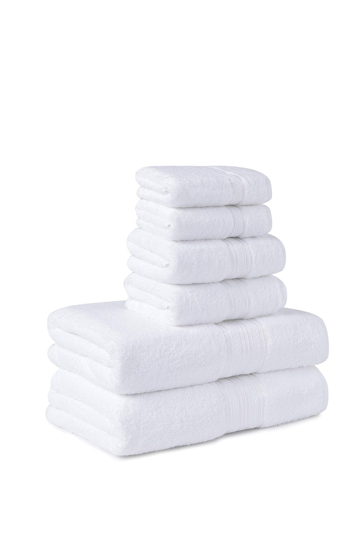 Faith, Hope, Love Home Decor Bathessentials 100% Cotton Extra Heavy 6 Piece Bath Towel Set