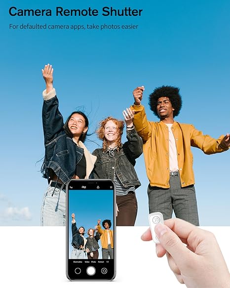 Bluetooth Page Turner & TikTok Scrolling Ring – Hands-Free Remote for Kindle, iPhone, Android – E-Reader Accessory, Selfie Shutter, Volume & Video Control