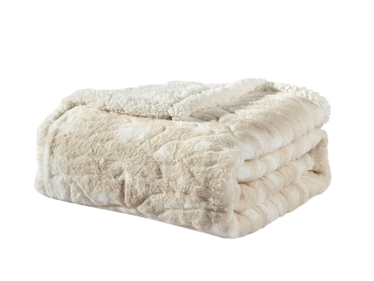 Faith, Hope, Love Home Decor King Size Alaska Faux Fur Sherpa Blanket