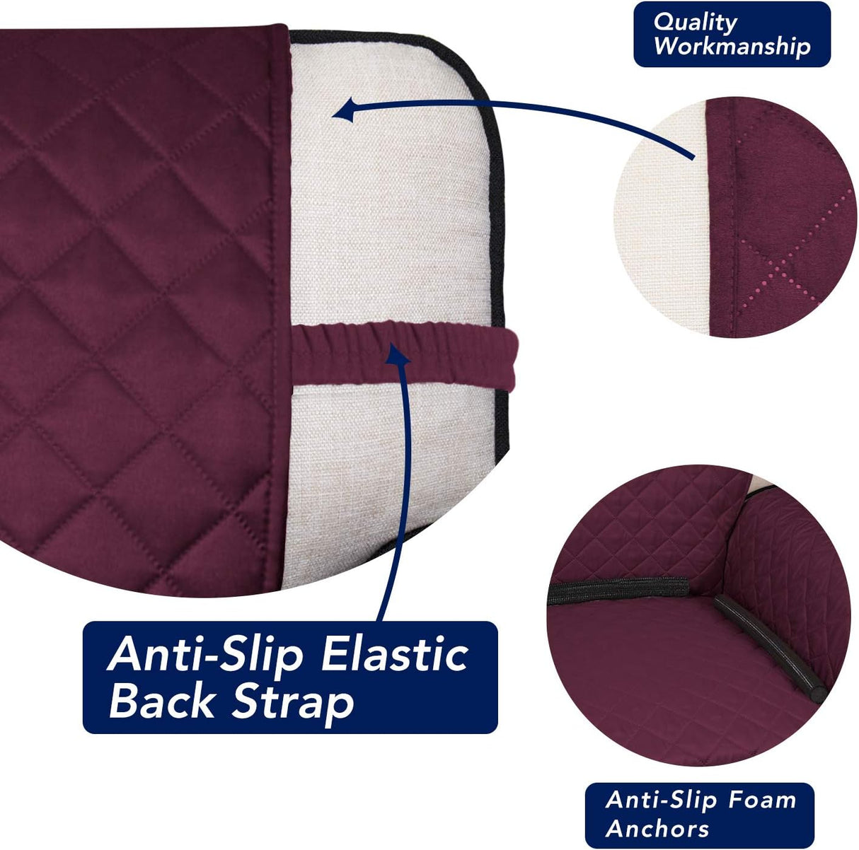Water Resistant Reversible Couch Cover