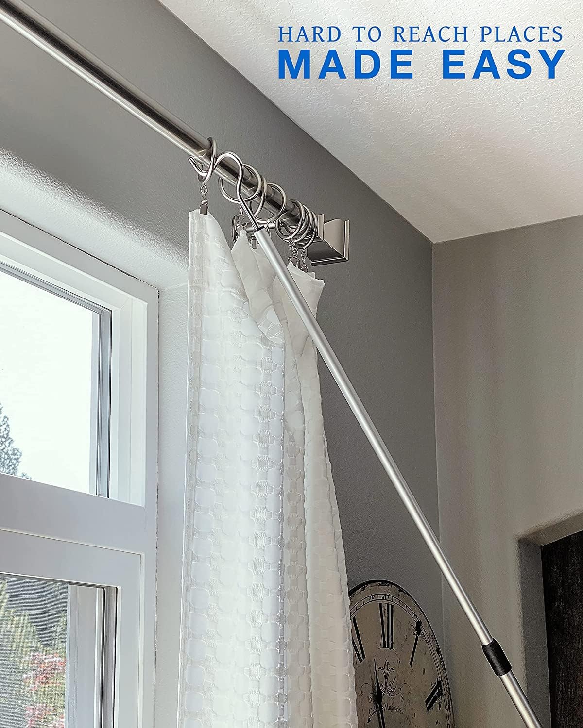 Shepherds Aluminium Extendable Pole with Cushioned Handle