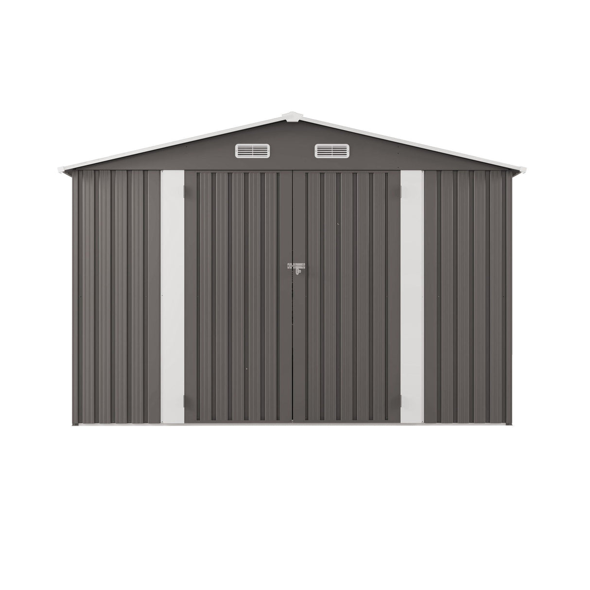 Outdoor Storage Shed With Lockable Doors