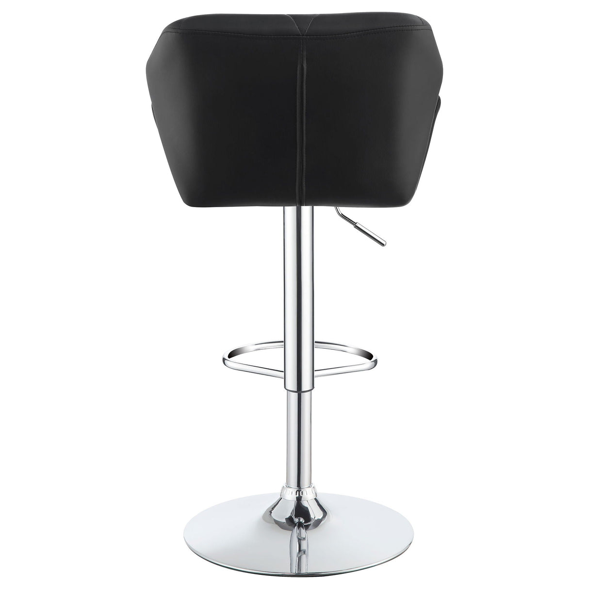 Adjustable Bar Stool With Height-Adjustable Base (Set of 2)