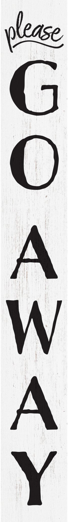72in Go Away Sign for Porch - Tuesday Morning - Wall Signs