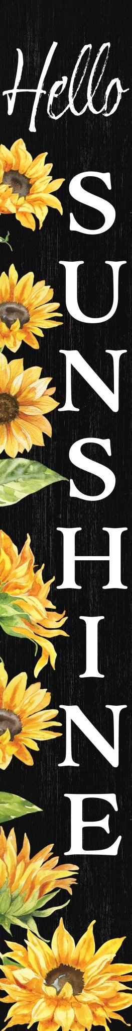 72In Sunflower Hello Sunshine Porch Sign - Tuesday Morning - Wall Signs
