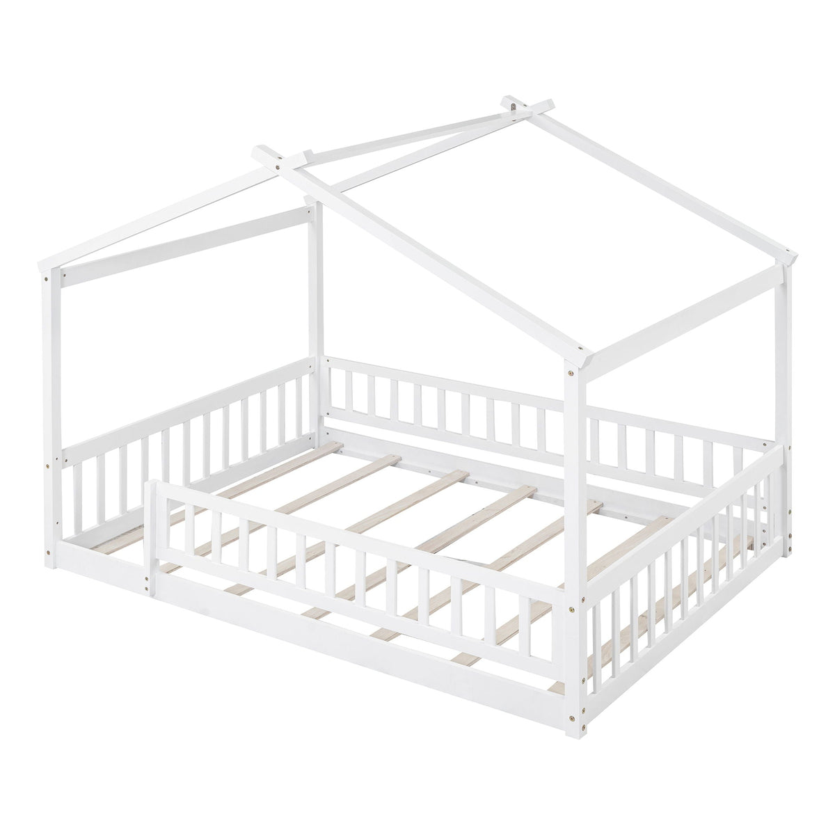 Bed House Bed Frame With Fence