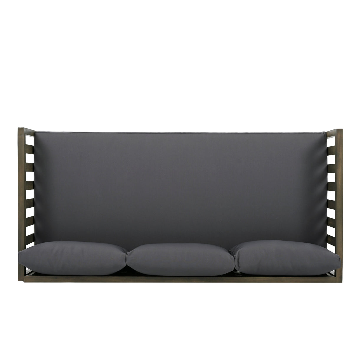 Claremont 3 Seater Daybed with Slat Paneling and Water-Resistant Cushions