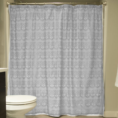 DII-Diamond-Shower-Curtain,-Gray-BATH