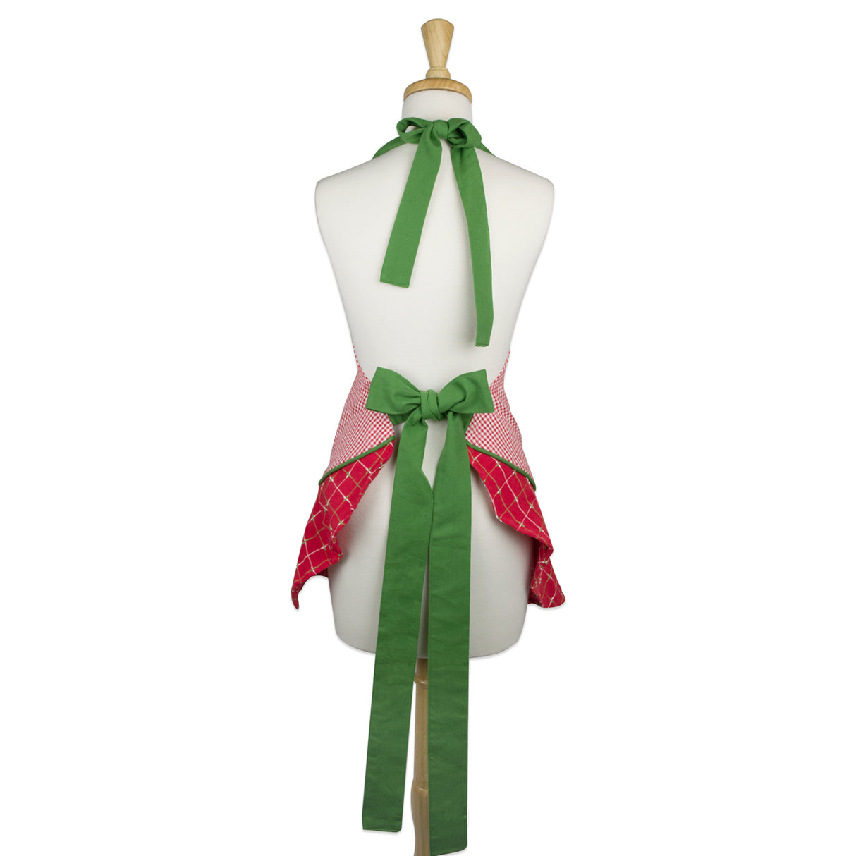 DII Cotton Christmas Ruffle Apron, Merry Tree