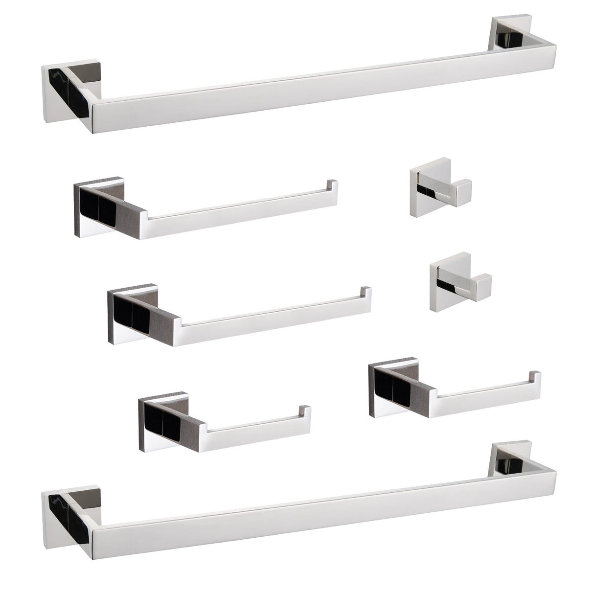8-Piece Bathroom Hardware Set