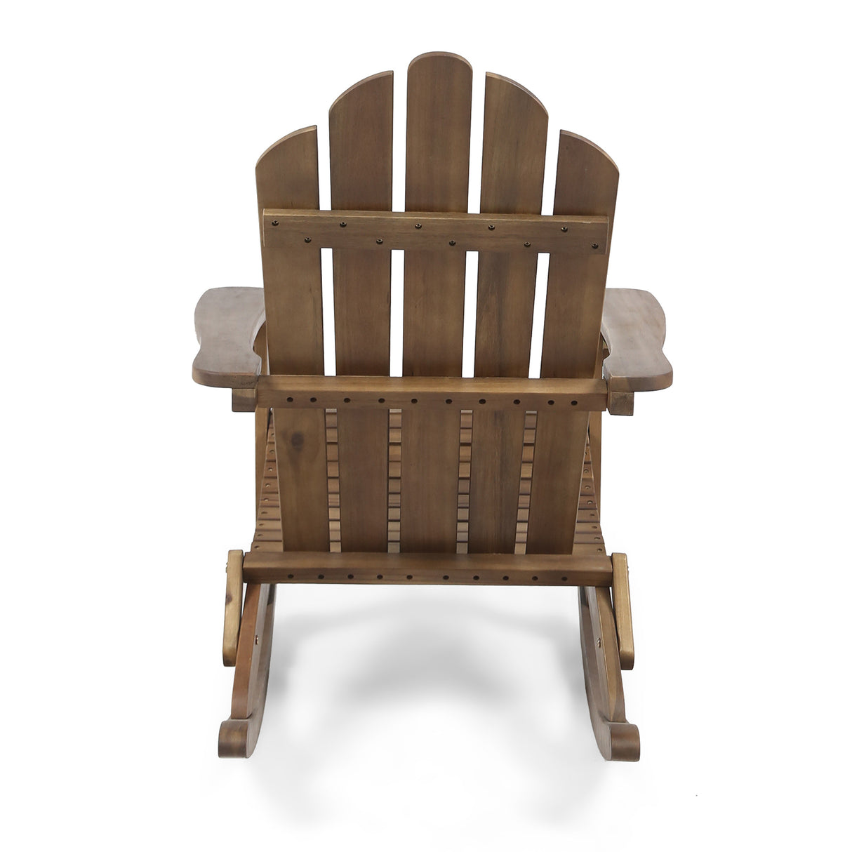 Hollywood Acacia Wood Adirondack Rocking Chair by Christopher Knight Home