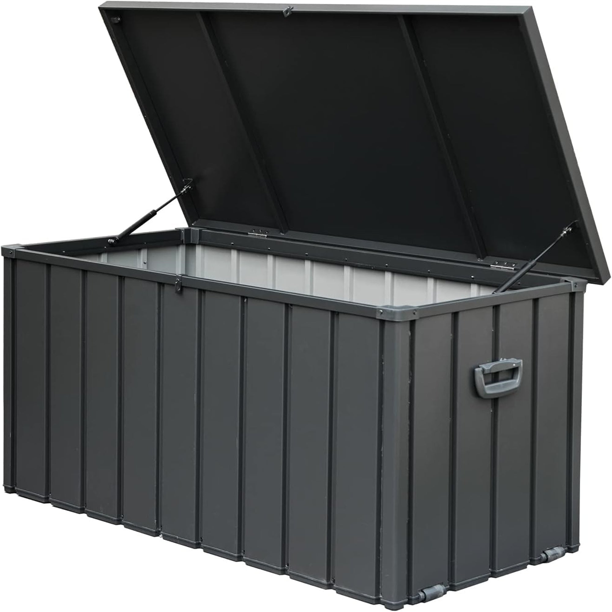 150-Gallon-Outdoor-Storage-Deck-Box-Waterproof,-Large-Patio-Storage-Bin-for-Outside-Cushions,-Throw-Pillows,-Garden-Tools,-Lockable-(Dark-Gray)-