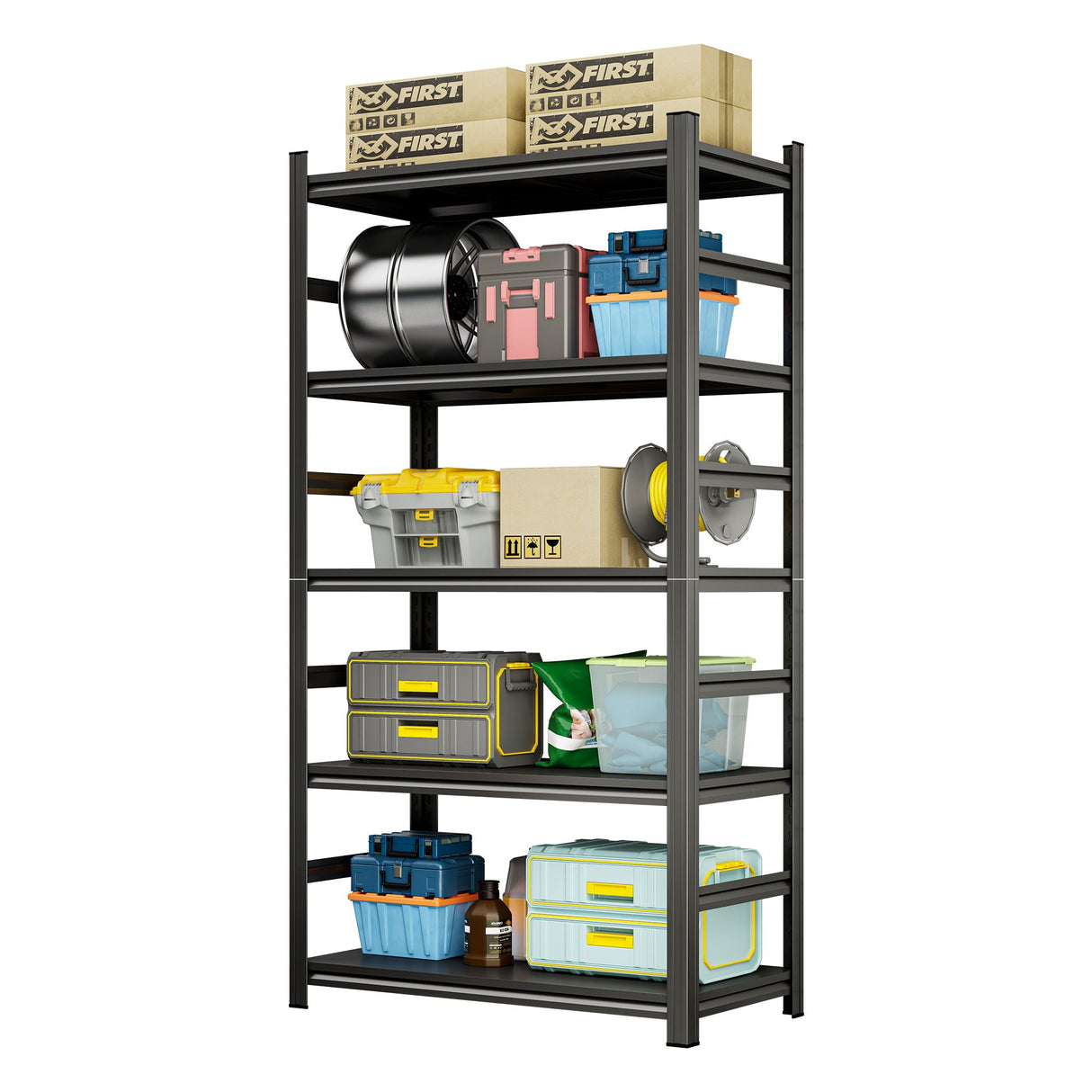 5 Tier Heavy Duty Shelving Unit Adjustable Shelving Units