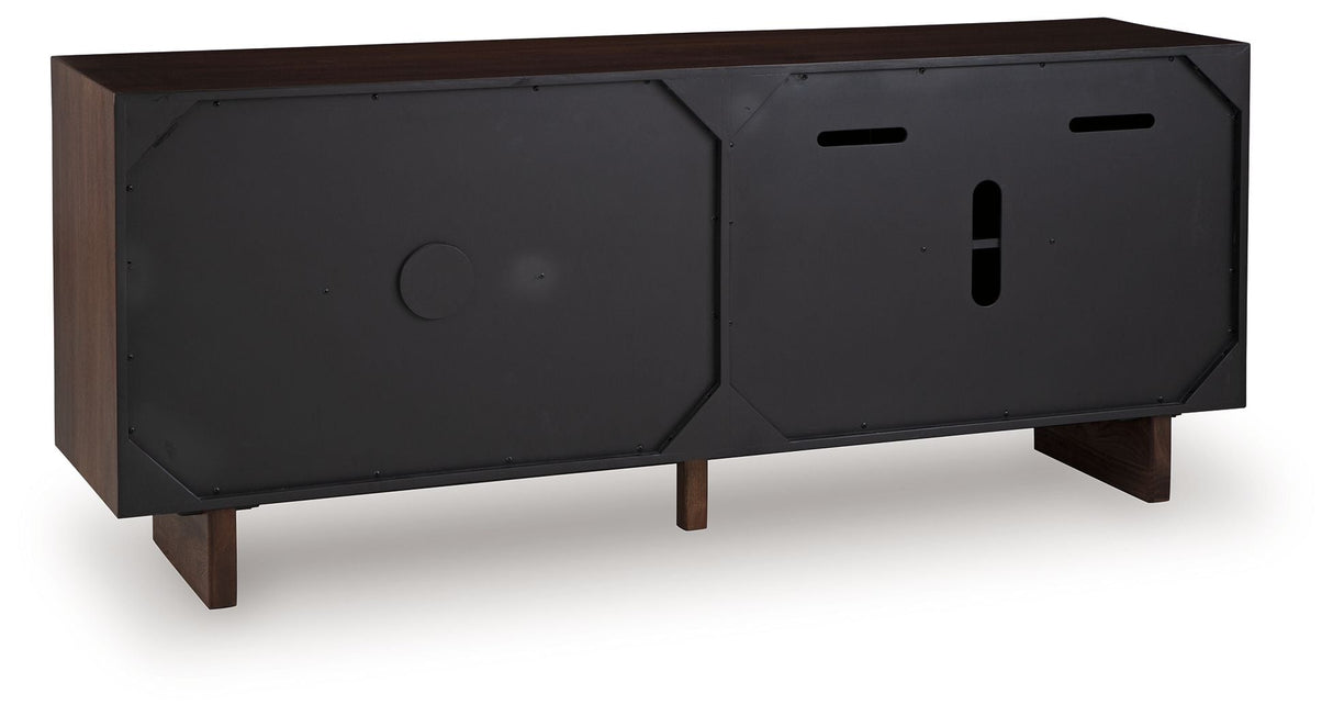 Welby - Accent Cabinet - Brown / Charcoal
