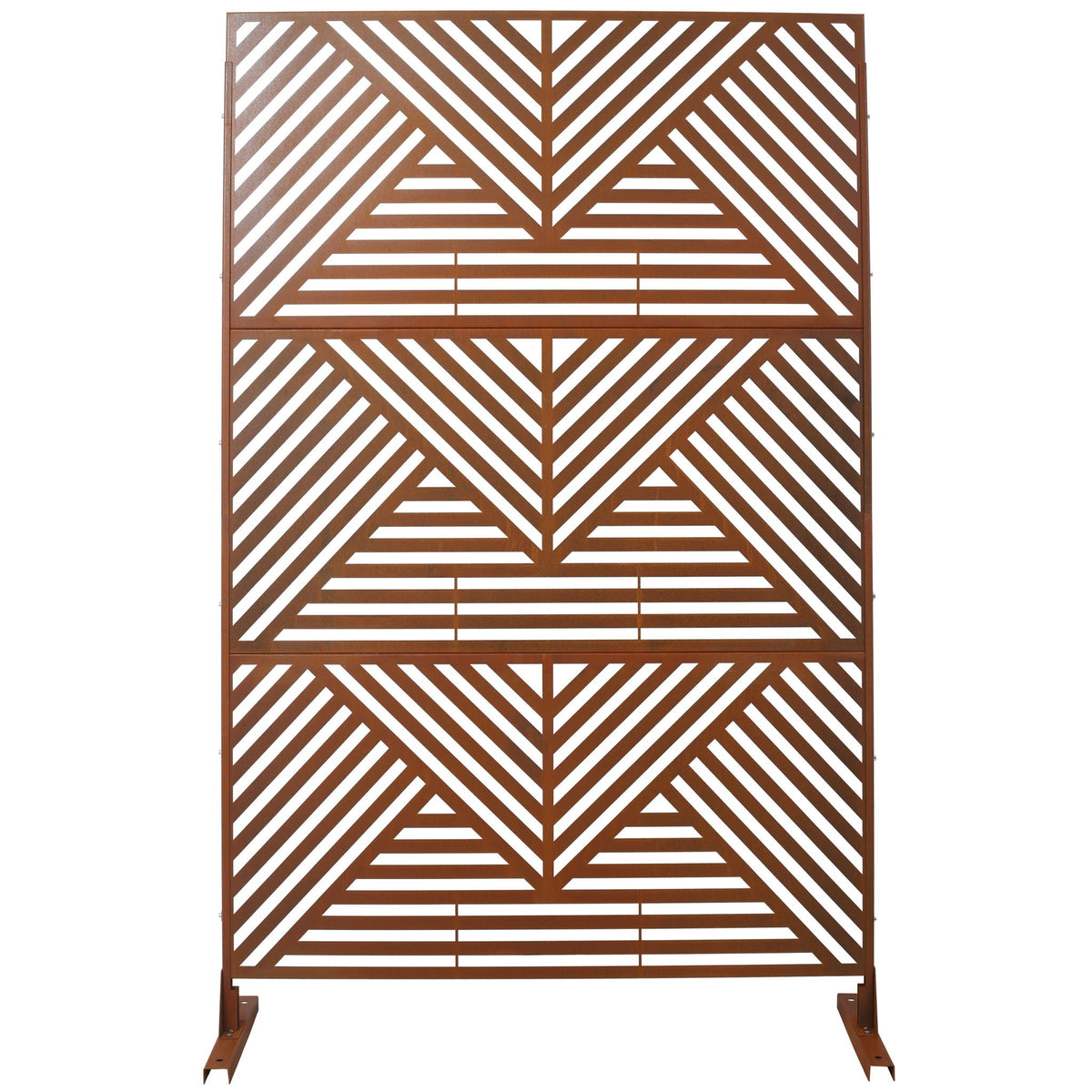 Freestanding Outdoor & Indoor Freestanding Metal Privacy Screen