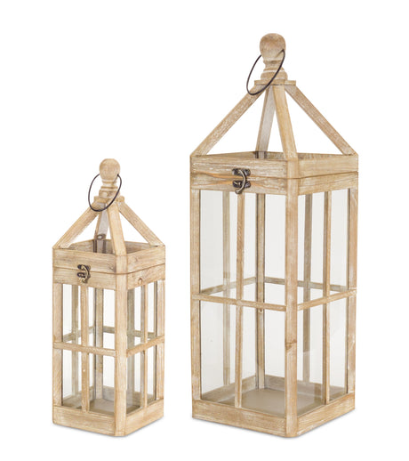 Contemporary-light-wood-floor-lantern-(set-of-2)-Outdoor-Lighting