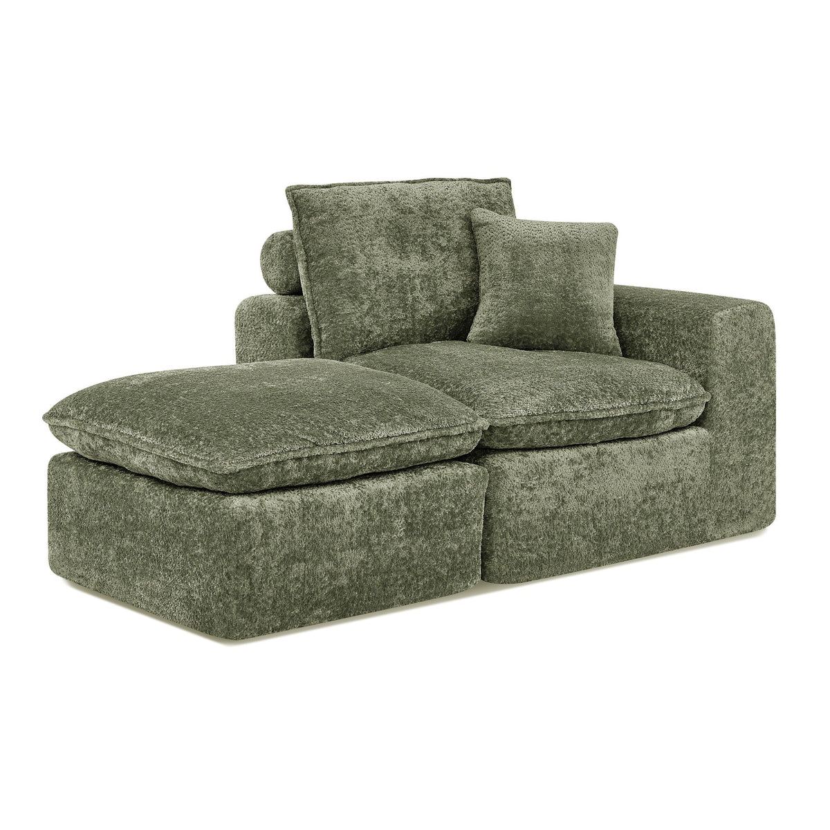 Sectional Sofa With Moveable Ottoman