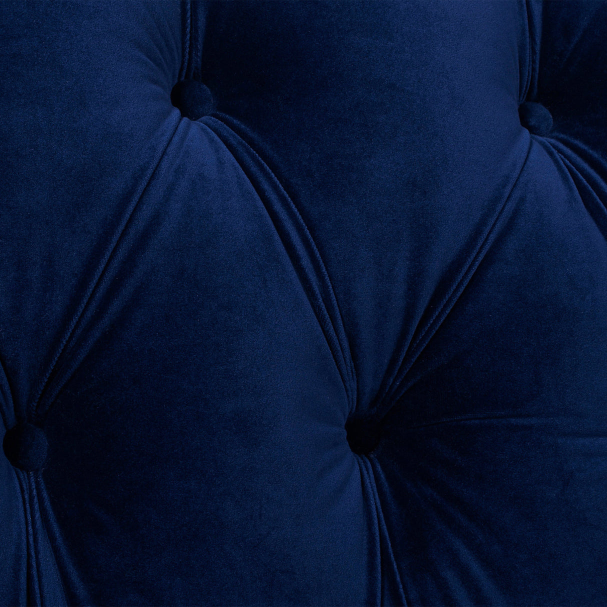 La Rosa Victorian Chesterfield Tufted Sofa, Navy Blue Velvet